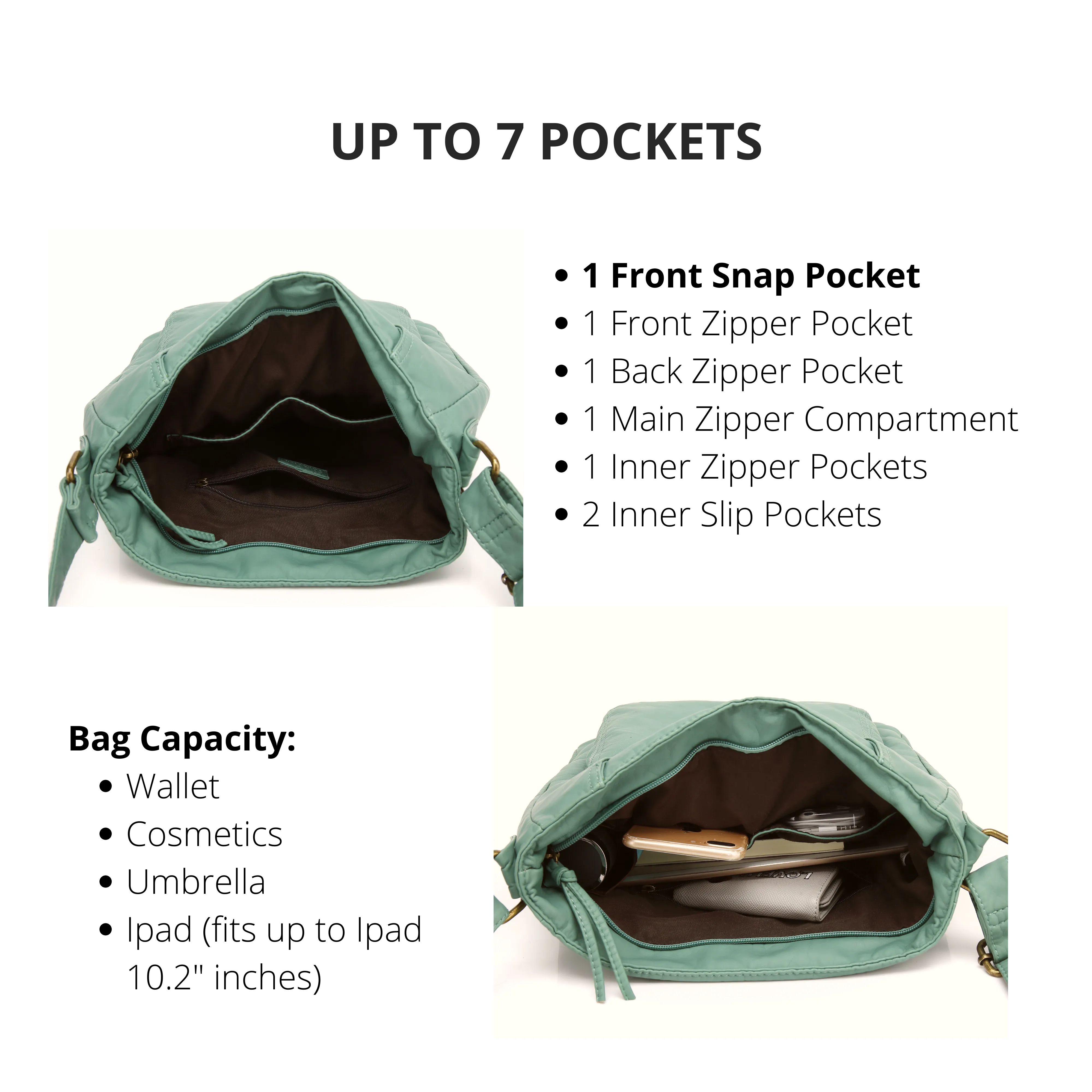 Ultra Soft Crossbody Shoulder Bag H1812
