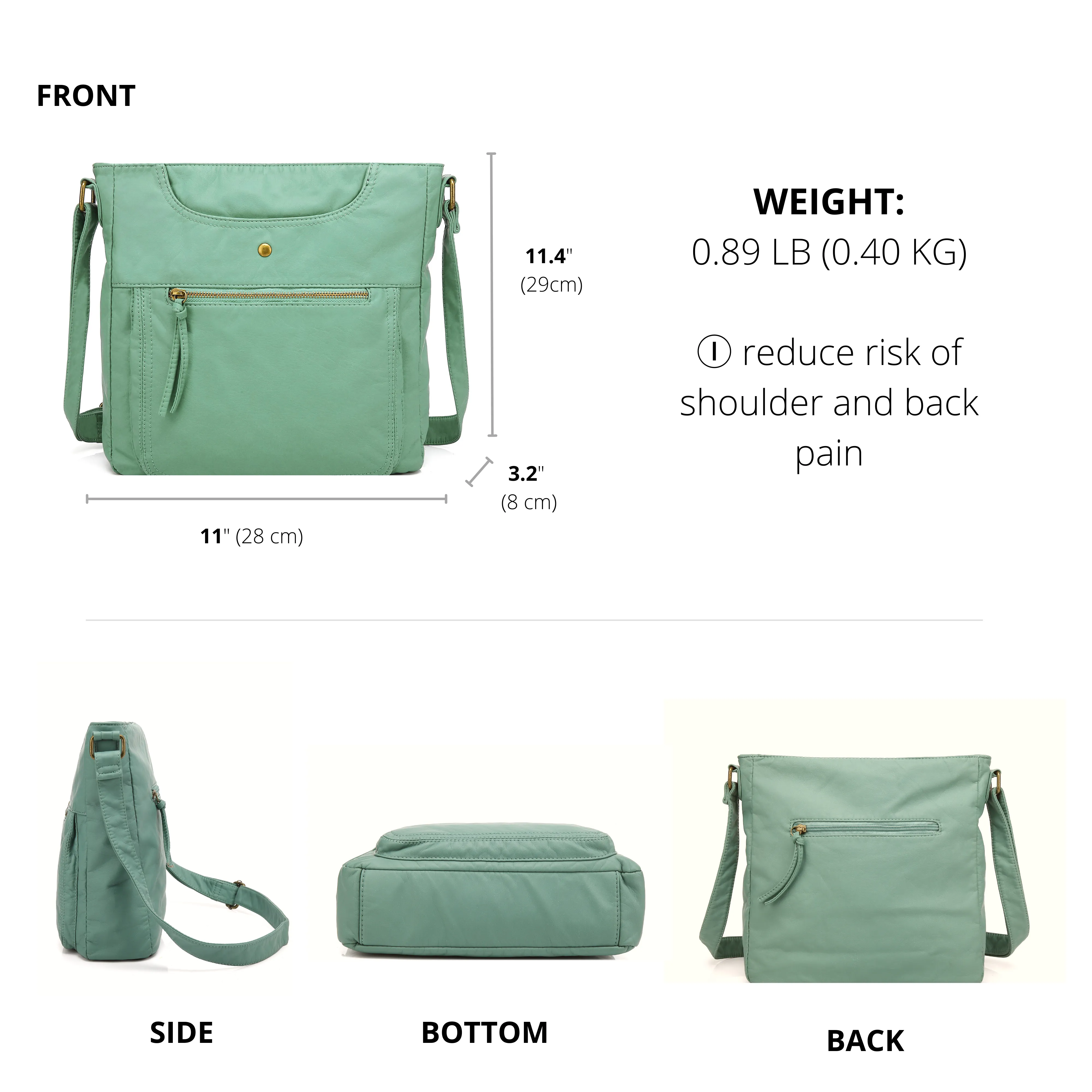 Ultra Soft Crossbody Shoulder Bag H1812