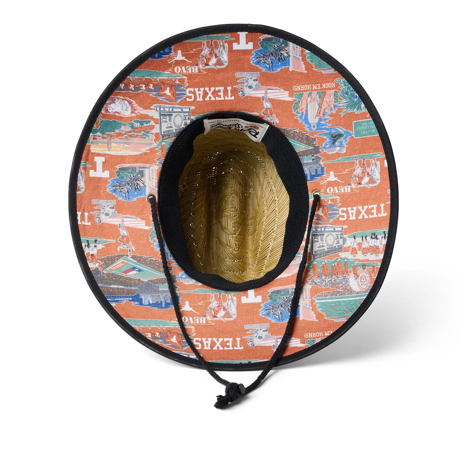 UNIVERSITY OF TEXAS SCENIC STRAW HAT