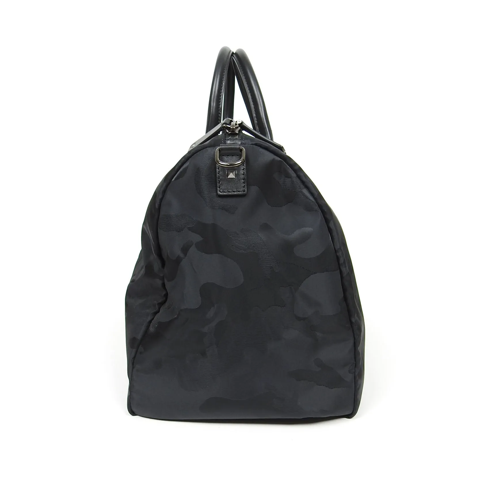 Valentino Black Camo Weekend Bag