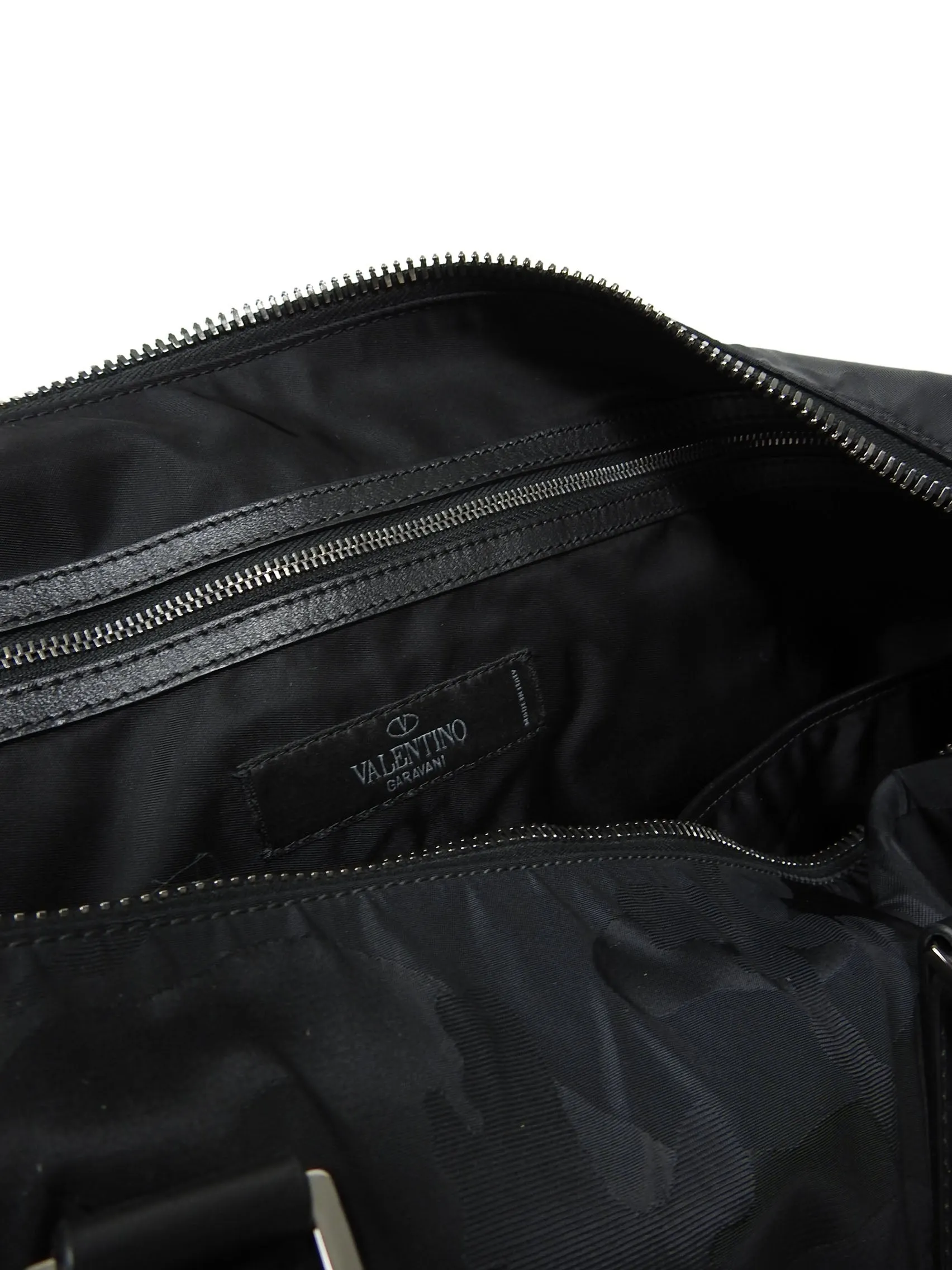 Valentino Black Camo Weekend Bag