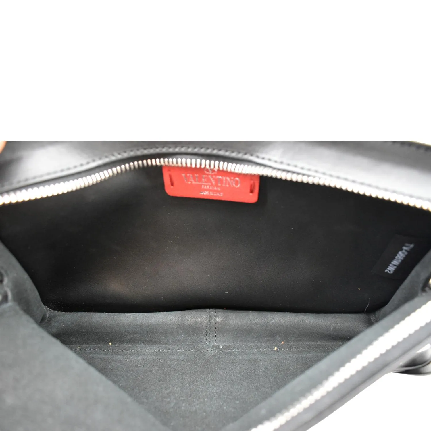 VALENTINO Garavani VLTN Calfskin Leather Belt Bag Black