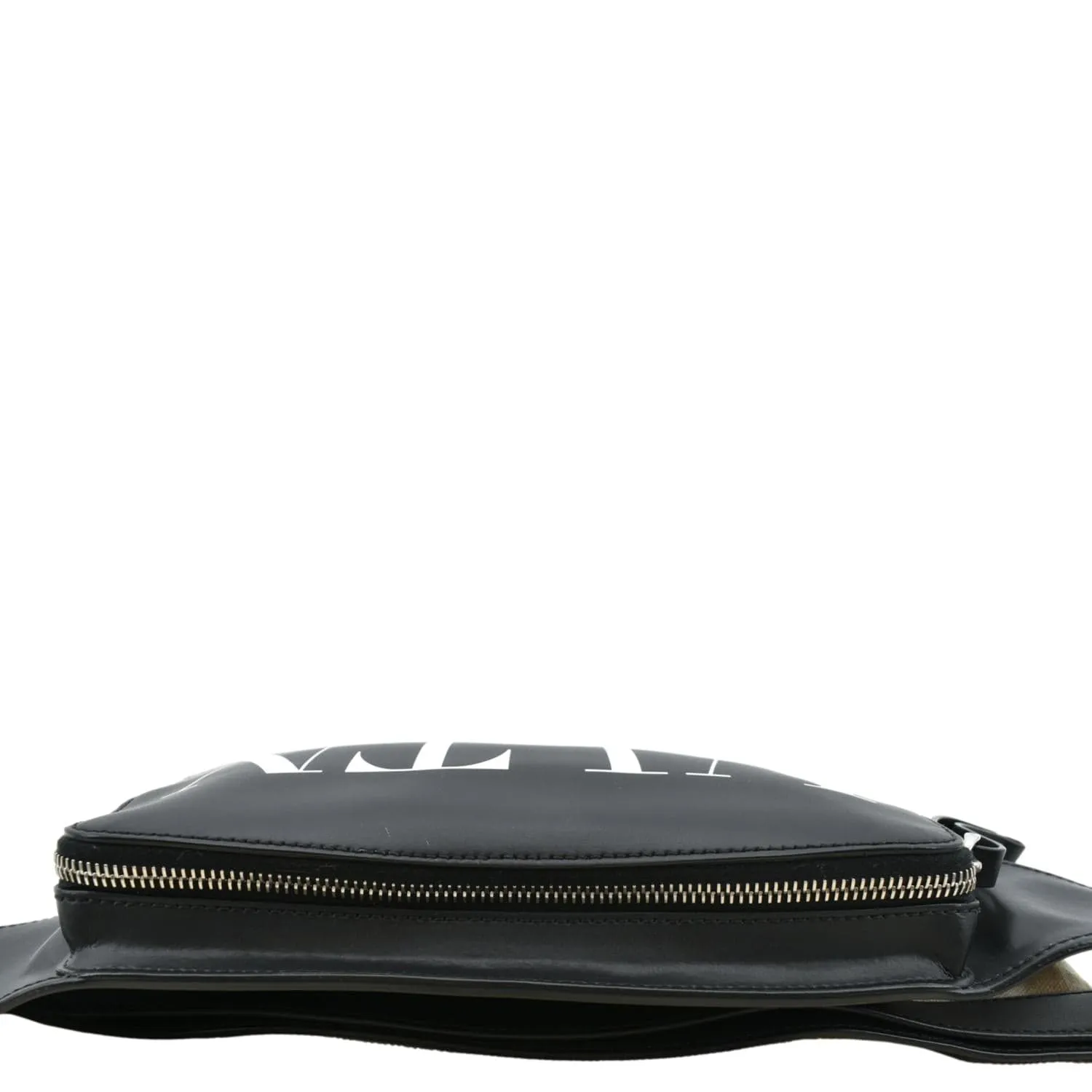 VALENTINO Garavani VLTN Calfskin Leather Belt Bag Black