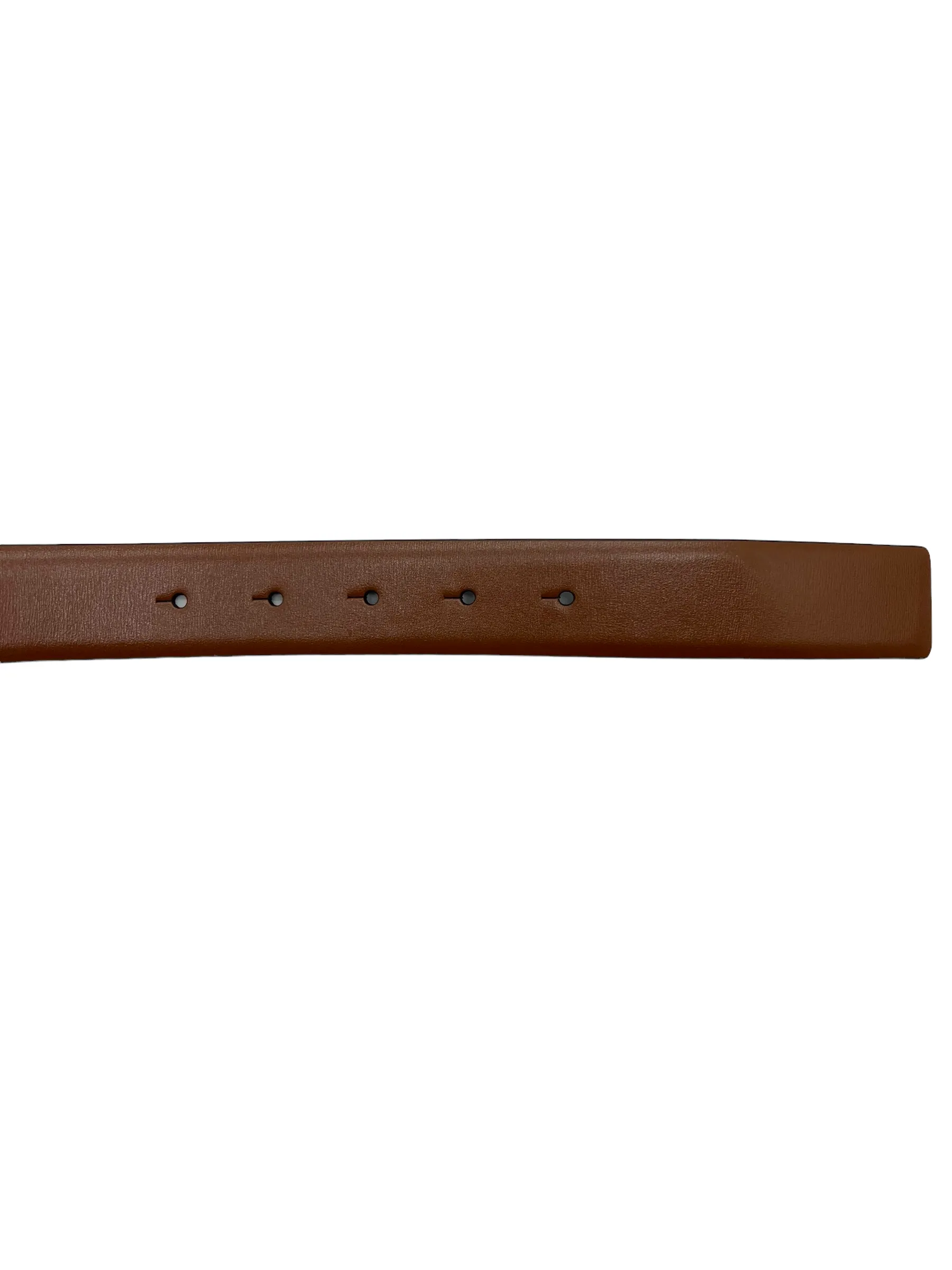 Valentino Tan Leather Reversible Vlogo Size 85 Belt