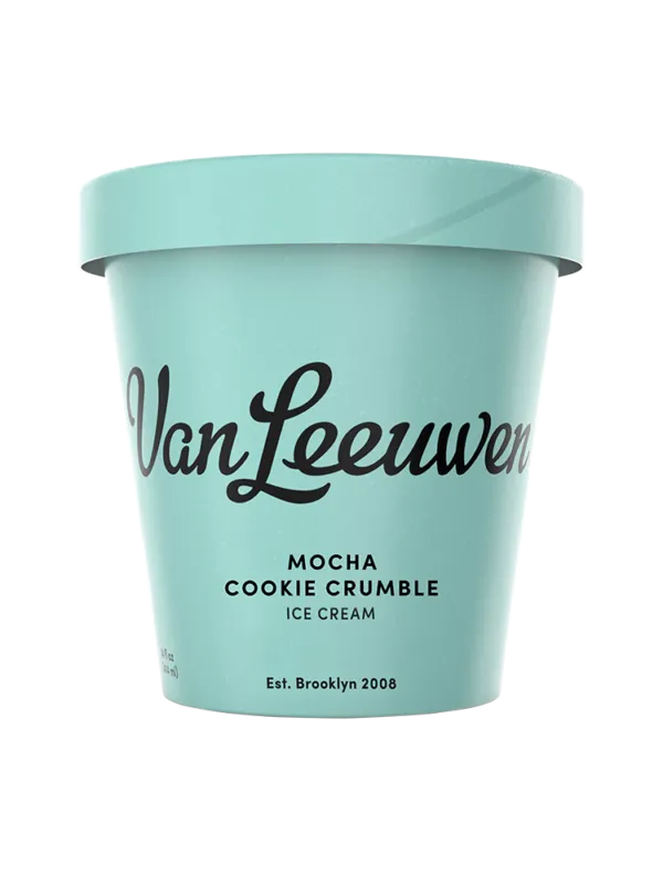 Van Leeuwen, Mocha Cookie Crumble (Pint)