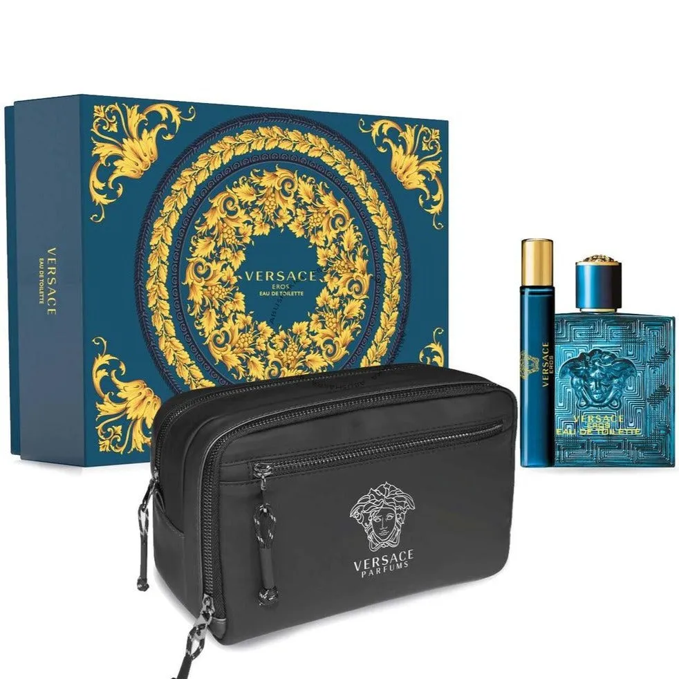 VERSACE Eros for Men Travel / Gift 3pcs SET