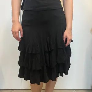 vintage Ralph Lauren midi black skirt
