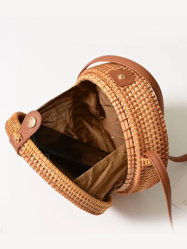 Vintage Rattan Hollow Bag