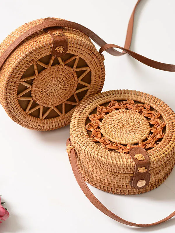 Vintage Rattan Hollow Bag