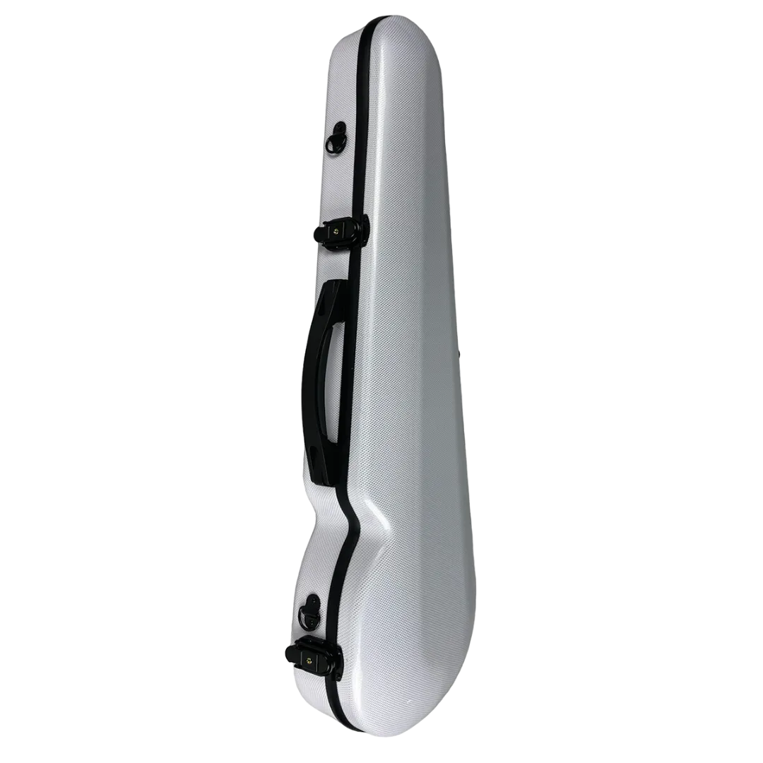 Vivo Polycarbonate Shaped Violin Case 3/4 Textured White