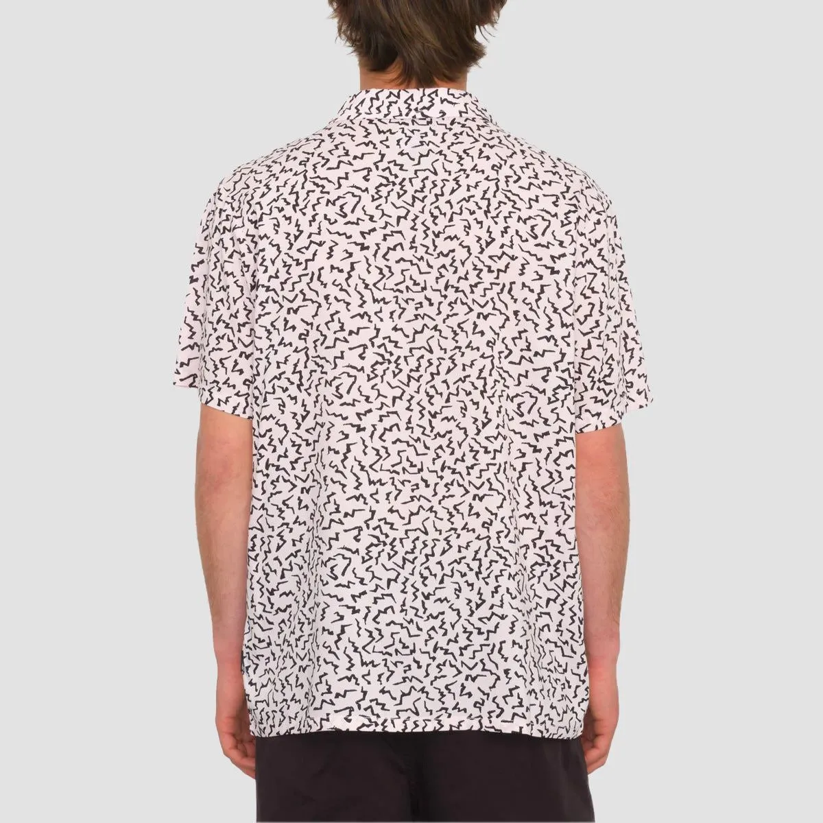 Volcom Asphalt Beach Short Sleeve Shirt Lilac Ash