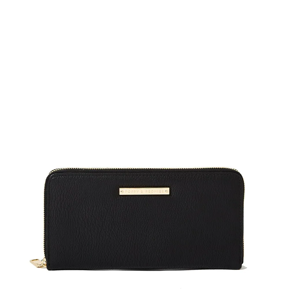Wanderlust Travel Wallet Black