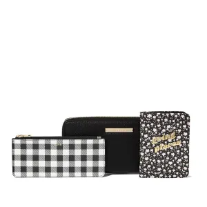 Wanderlust Travel Wallet Black