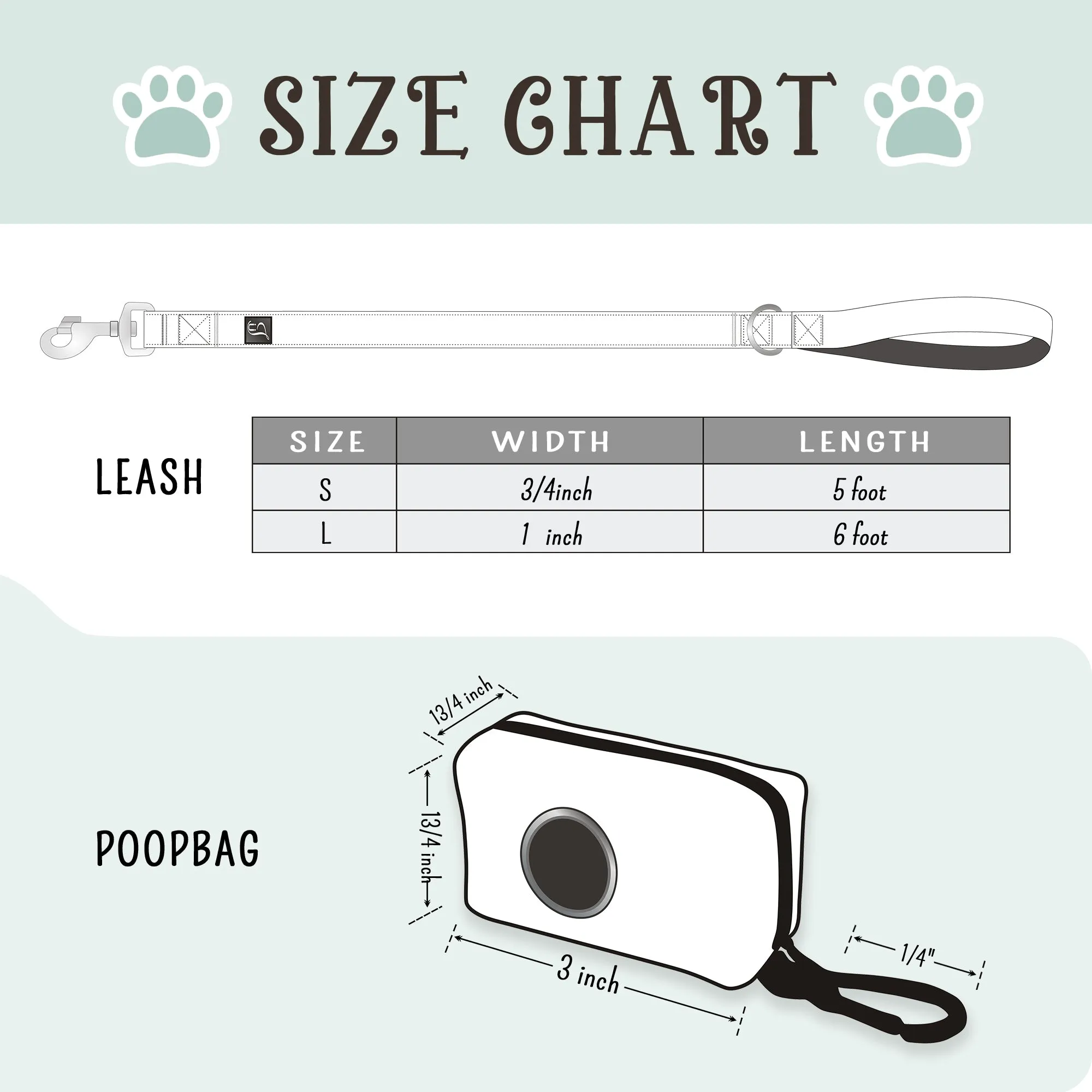 Watermelon Dog Leash and Poop Bag Holder Set