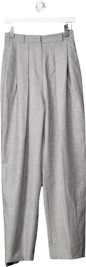 Weekend and Beyond Grey Wide Leg Trousers UK XS
