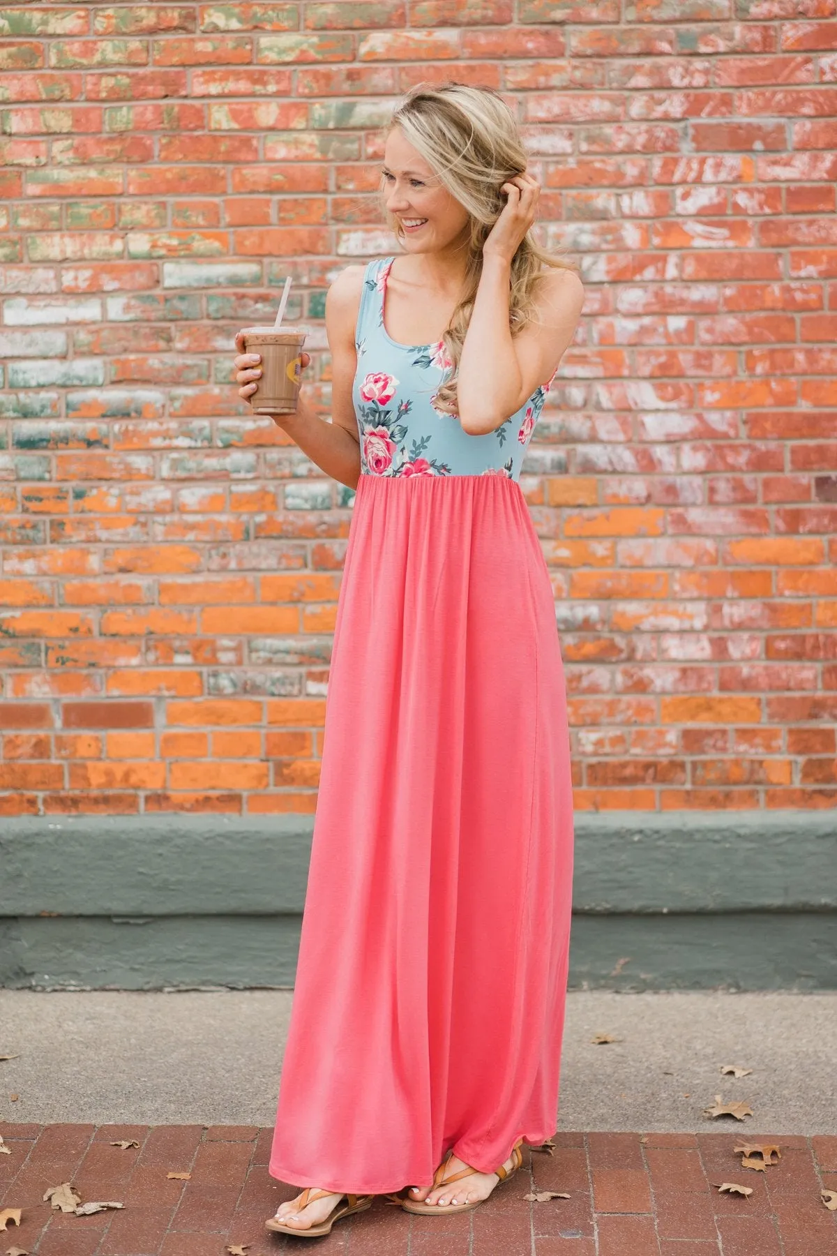 Weekend Breeze Floral Maxi Dress
