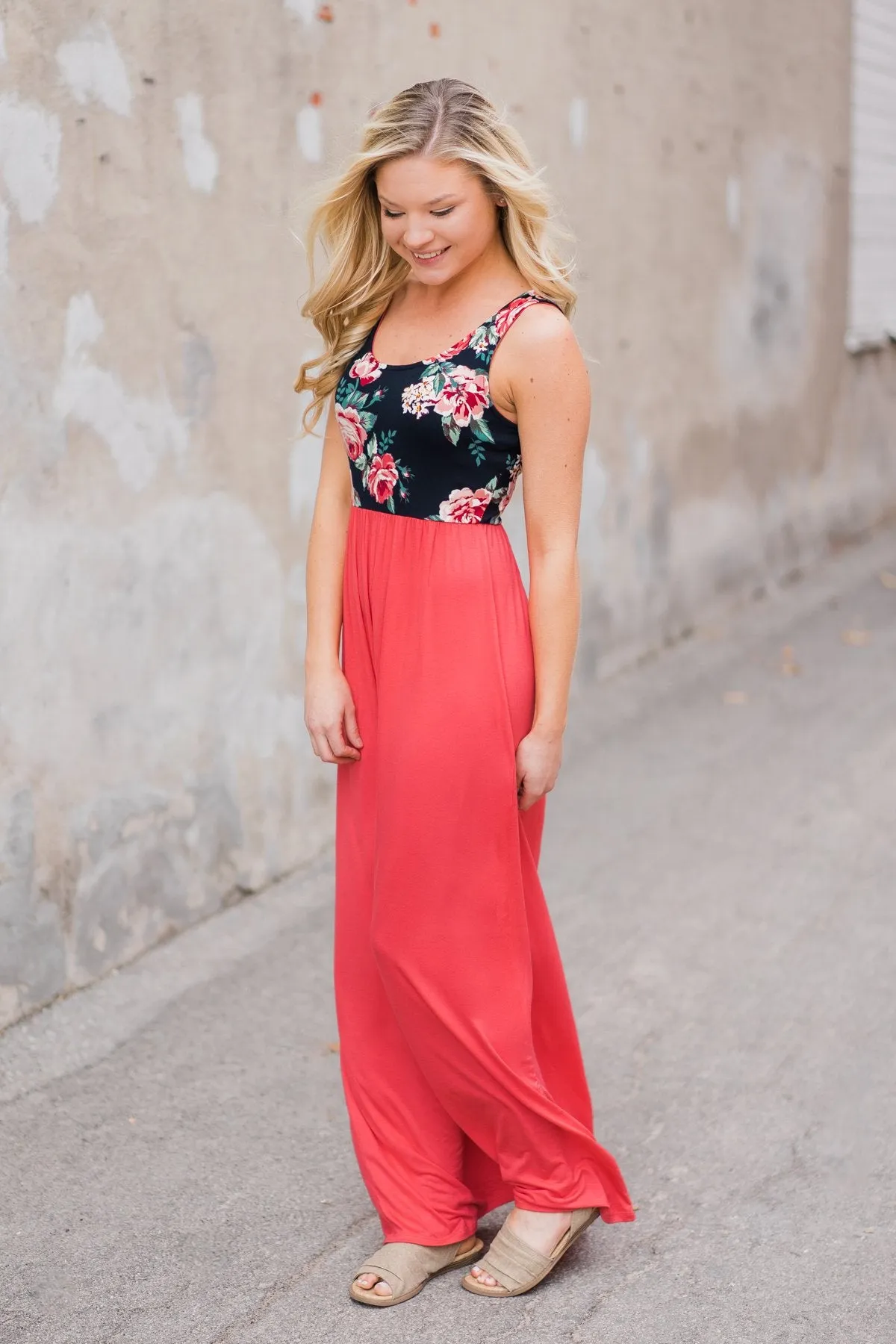 Weekend Breeze Floral Maxi Dress