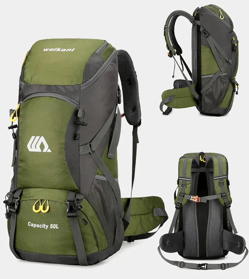 Welkani Outdoor Sports 50L Hiking Backpack: Versatile and Durable for Your Adventures