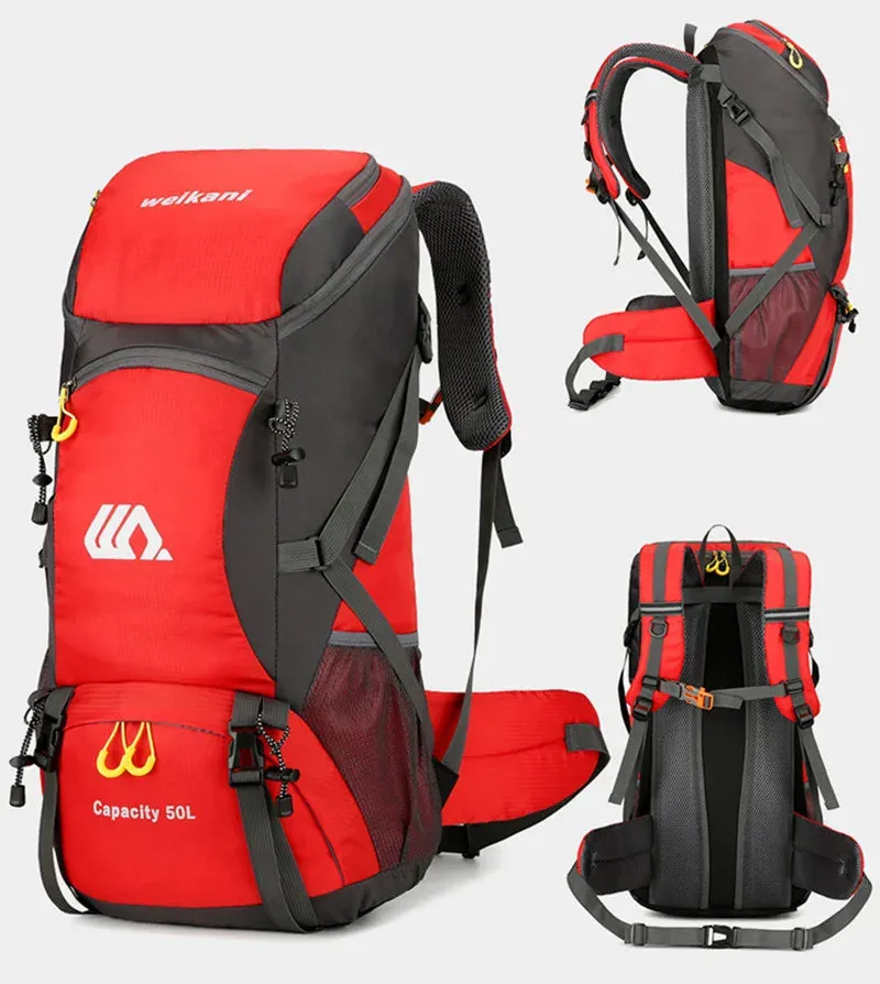 Welkani Outdoor Sports 50L Hiking Backpack: Versatile and Durable for Your Adventures