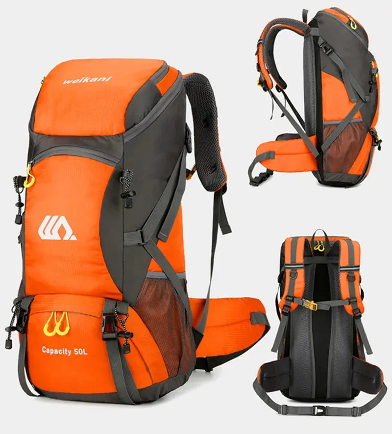 Welkani Outdoor Sports 50L Hiking Backpack: Versatile and Durable for Your Adventures