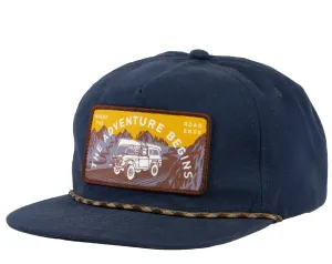 Where the Road Ends Flat Bill Cap Hat