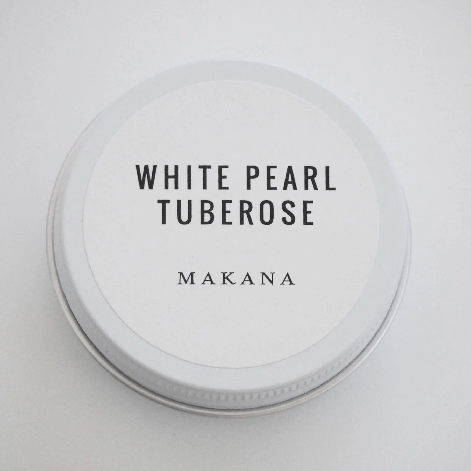 White Pearl Tuberose - Mini Candle