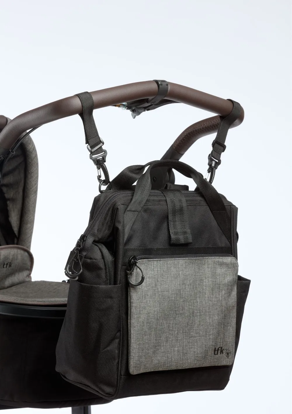 Wickeltasche premium grau