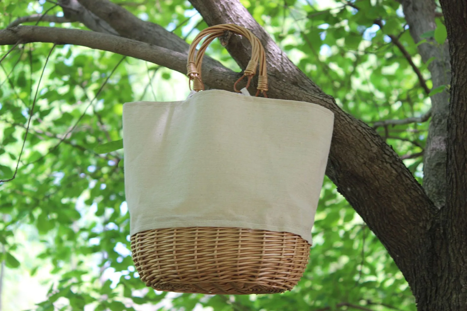 Wicker Stitching Net Red with The Bag Female Summer Bag Beach Bag