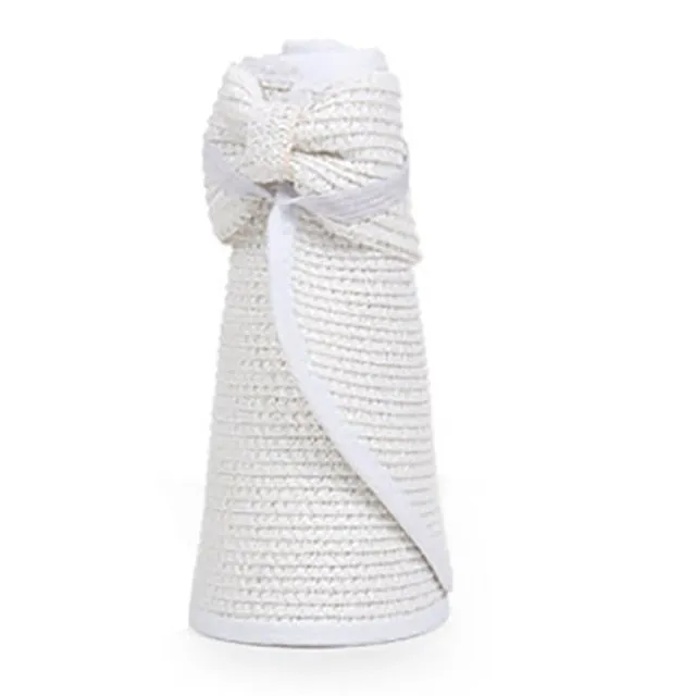 Wide Brim Straw Visor