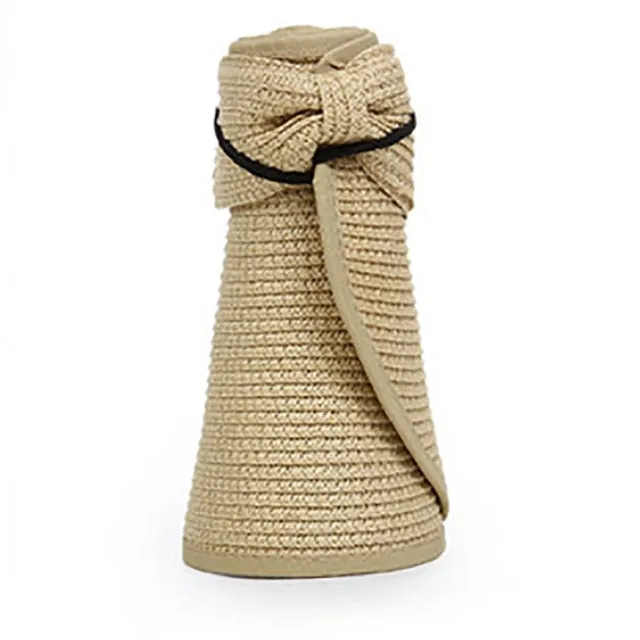 Wide Brim Straw Visor