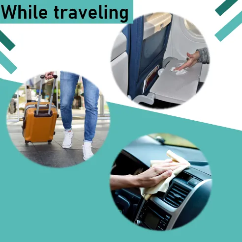 WipeAway Surface Cleaning Wipes Individual Wrapped