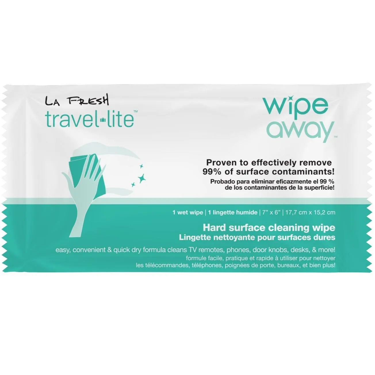 WipeAway Surface Cleaning Wipes Individual Wrapped