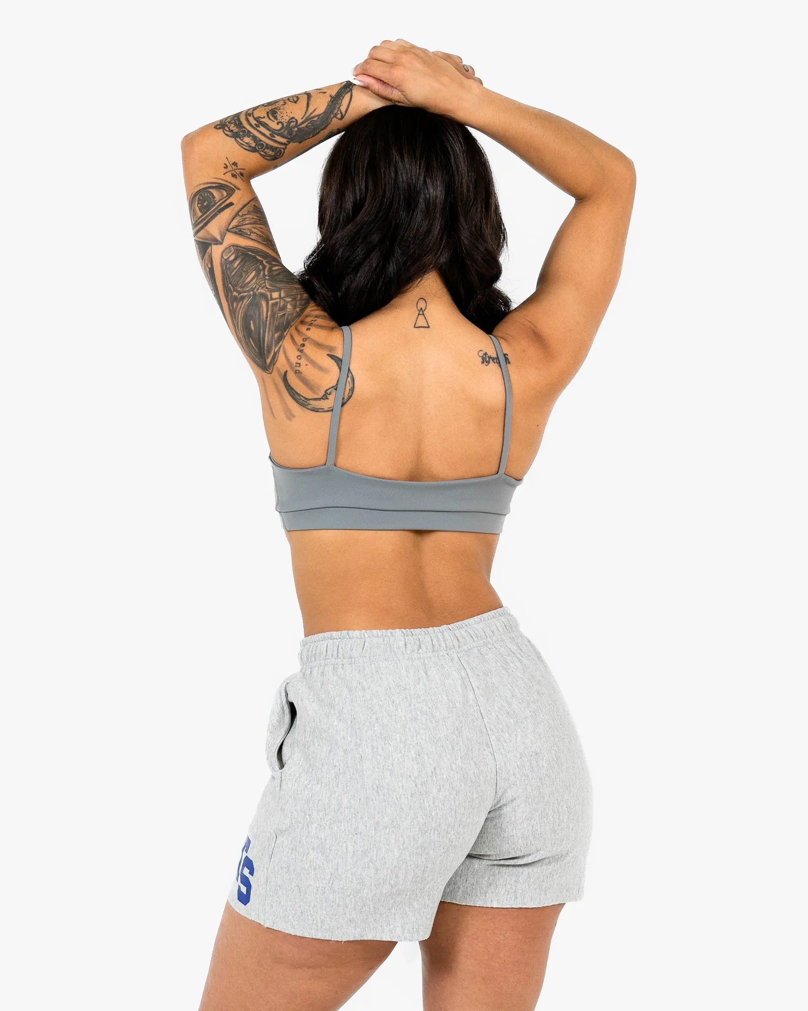 WKND Everyday Bra - Grey w/ Powder Blue