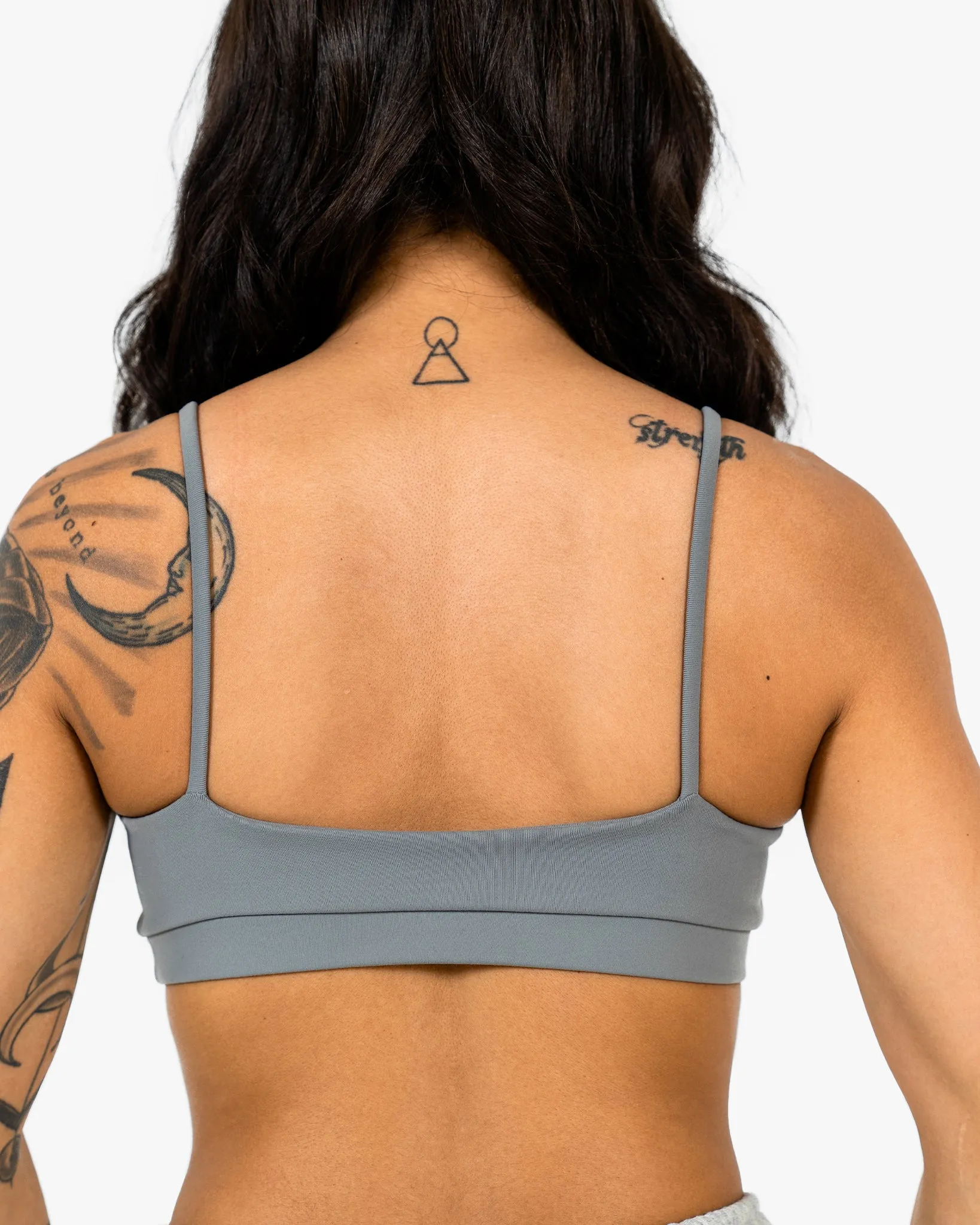 WKND Everyday Bra - Grey w/ Powder Blue