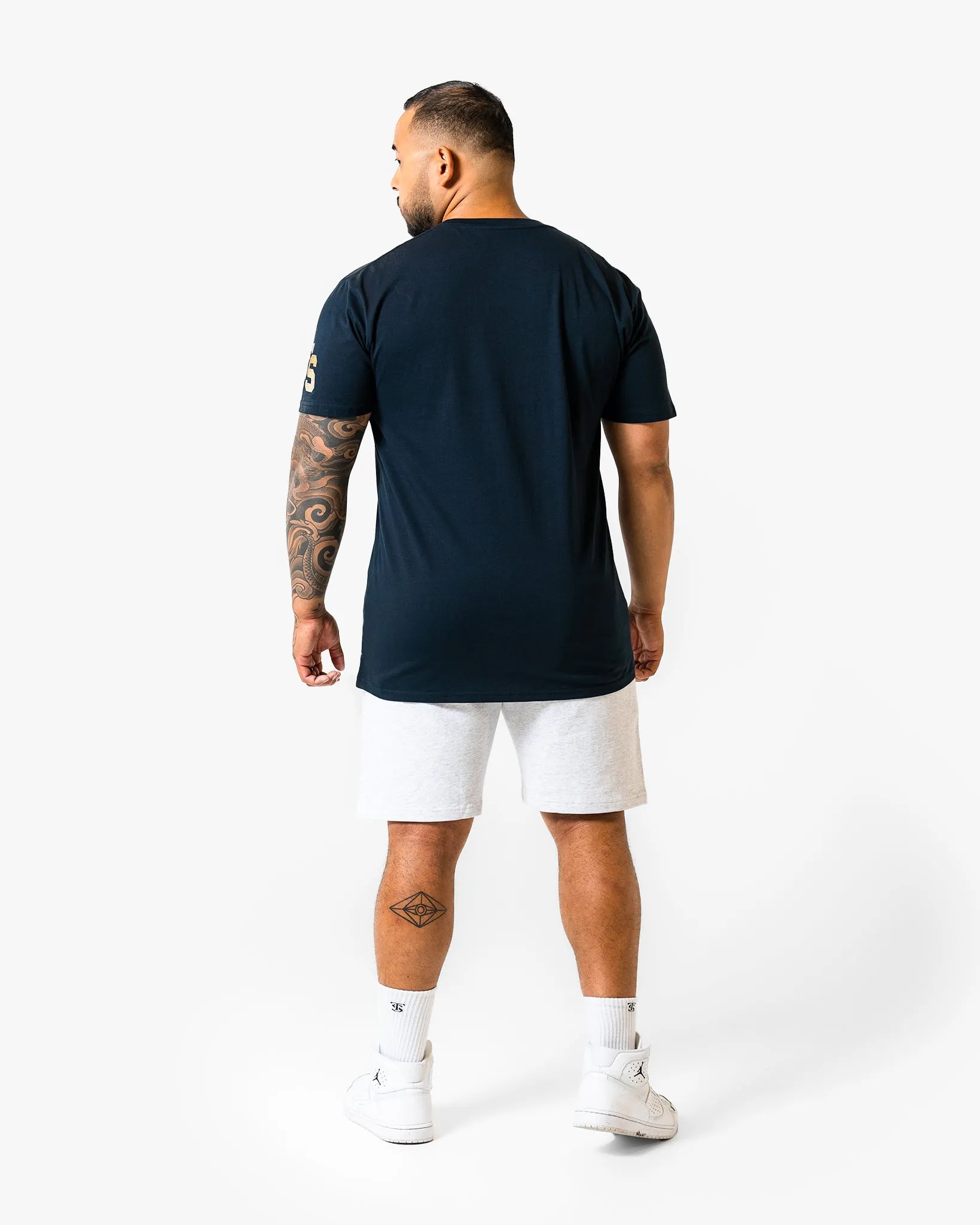 WKND Staple Tee - Navy w/ Gold