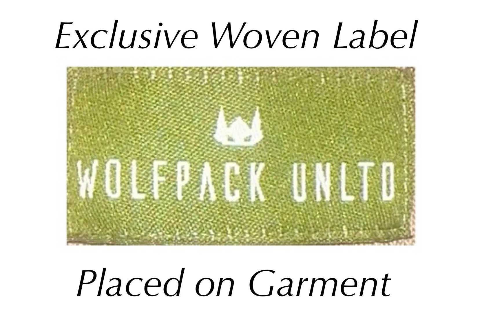 WOLFPACK UNLTD WOMEN'S "STATEMENT"  PREMIUM CROP TEE S/S | BLACK