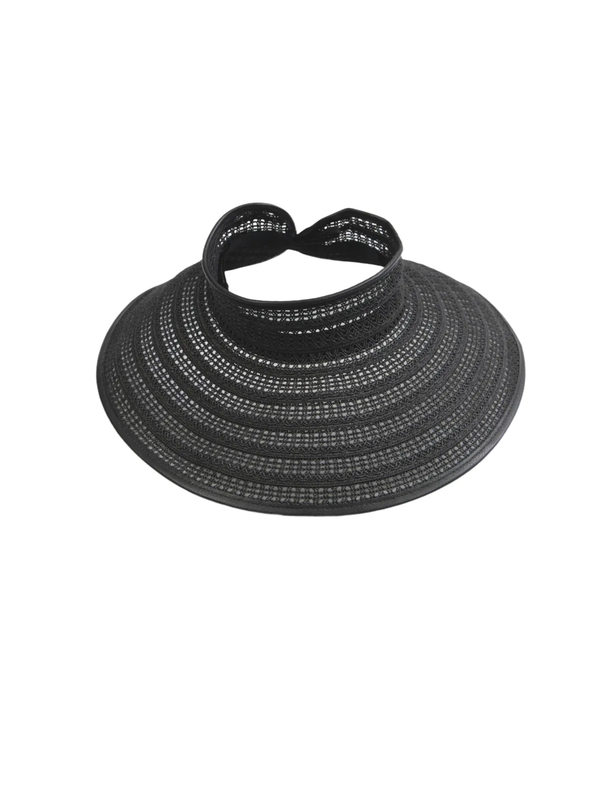 Womens Lace Roll Up with Faux Leather Trim