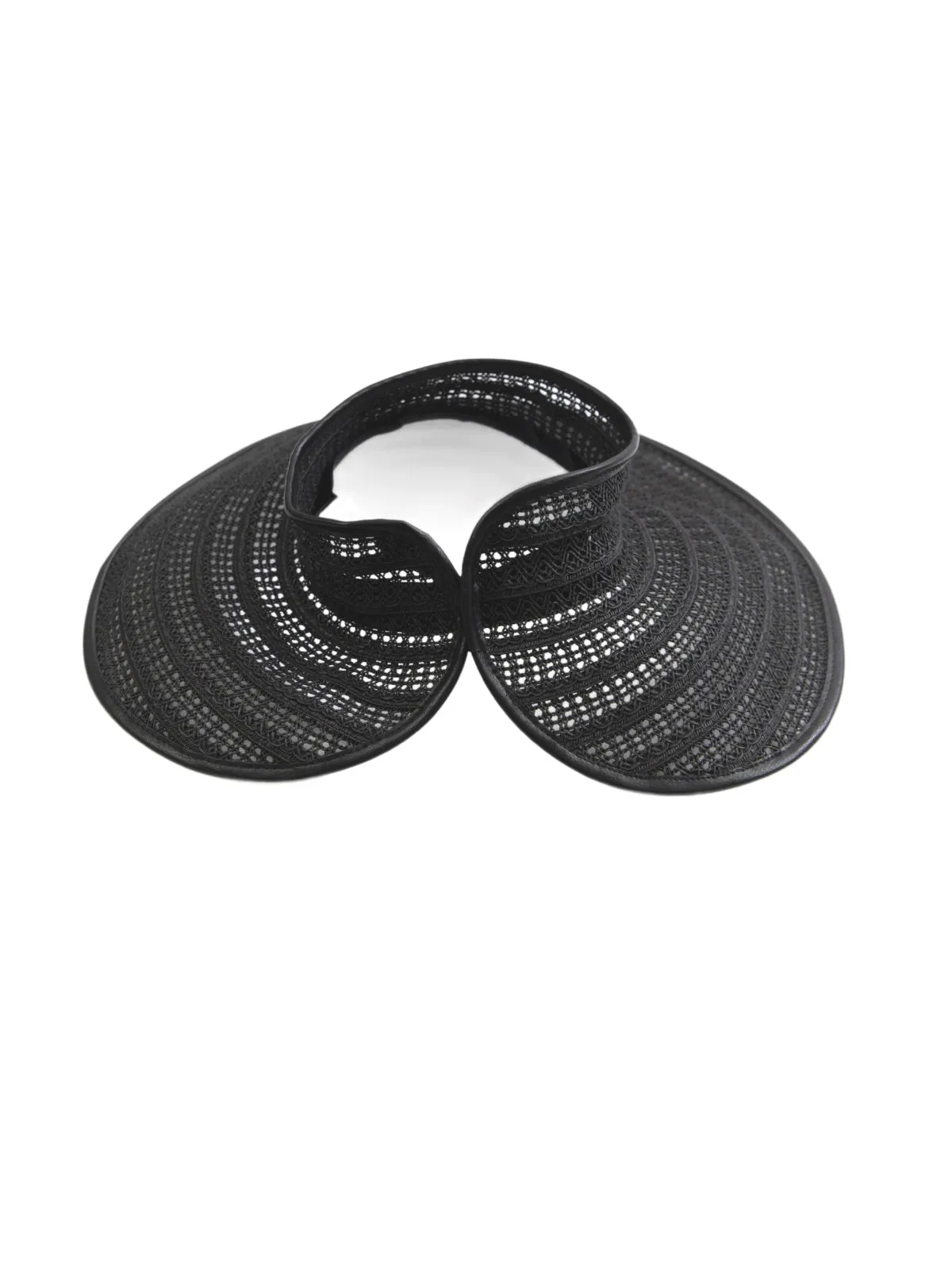 Womens Lace Roll Up with Faux Leather Trim