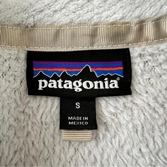 Women's Patagonia Re-Tool Snap-T Fleece Pullover (Raw Linen White X-Dye)