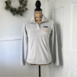 Women's Patagonia Re-Tool Snap-T Fleece Pullover (Raw Linen White X-Dye)