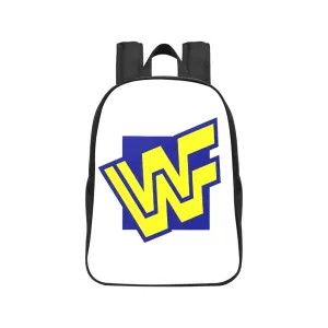 WWF World Wrestling Federation Logo 1994-1997 Canvas Backpack