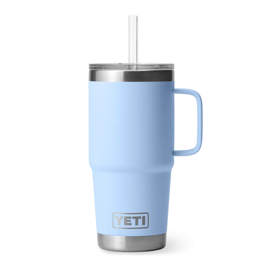 Yeti Rambler 25oz Straw Mug