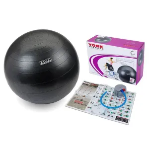 York 55cm Gym Ball with DVD
