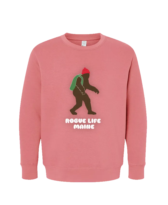 Youth Backpack Bigfoot Crewneck