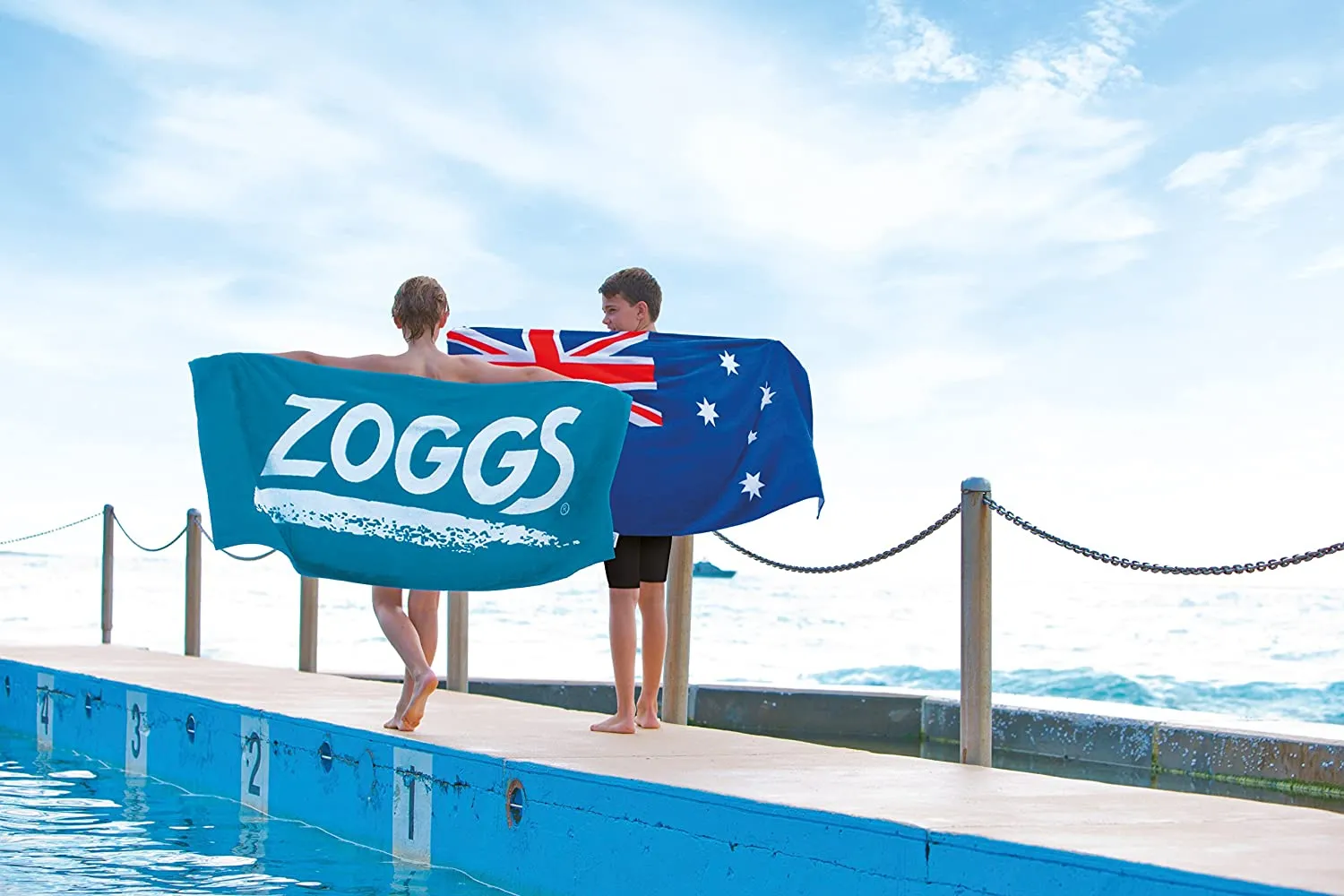 Zoggs Towel, Blue, 140 x 70 cm
